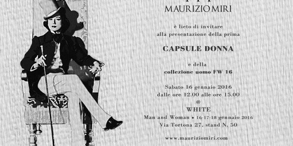 La woman capsule di Maurizio Miri debutta al white trade show