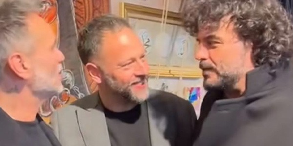 Maurizio Miri e i suoi inconfondibili look a Sanremo per Renga e Nek